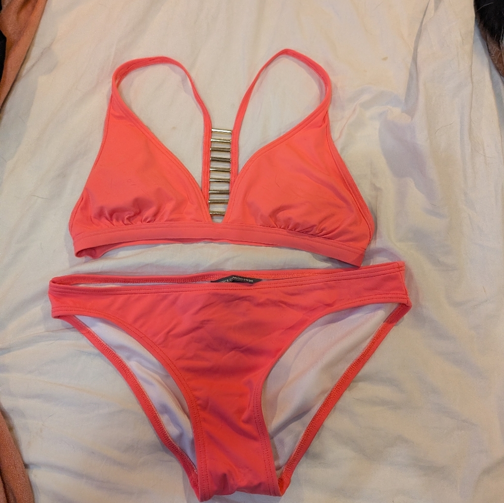 Coral Bikini Set